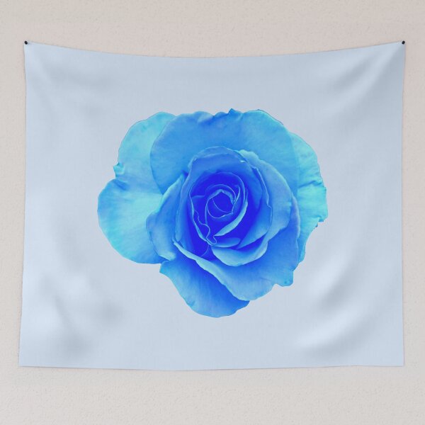 Item preview, Fantastic Romantic Renaissance Blue Rose Flower Shapes Mania designed and sold by Shapes-Mania.