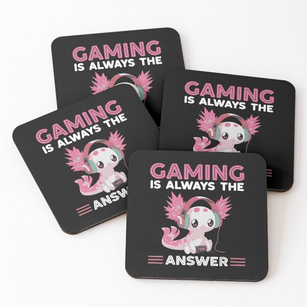 Item preview, Axolotl Kawaii Anime Gaming Is Always The Answer designed and sold by PatriciaKelsey.