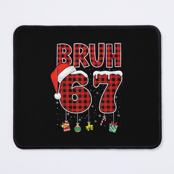 Item preview, Bruh 67 Six Seven Meme Fun Christmas Red Plaid Xmas s designed and sold by PatriciaKelsey.