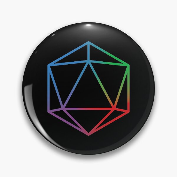 Item preview, D20 Sided Dice Line Art designed and sold by Caecus Societas.