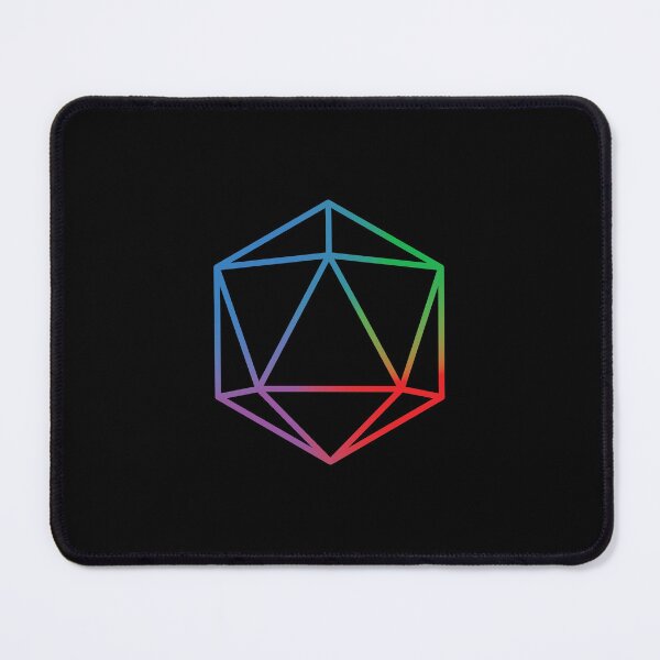 Item preview, D20 Sided Dice Line Art designed and sold by Caecus Societas.