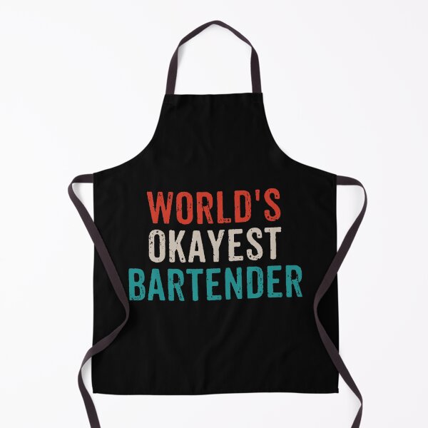 Item preview, World's Okayest Bartender - Bar Waiter Waitress Gift designed and sold by manueldila.
