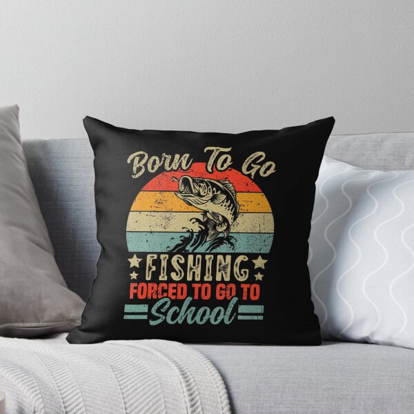 Item preview, Funny Born To Go Fishing Bass Fish Fisherman Boys Kids designed and sold by LindaRuby1.
