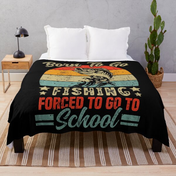 Item preview, Funny Born To Go Fishing Bass Fish Fisherman Boys Kids designed and sold by LindaRuby1.