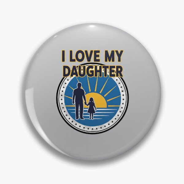 Item preview, I Love My Daughter - Father and Child Sunset Silhouette Family Bond designed and sold by THE-DAILY-DRIPS.