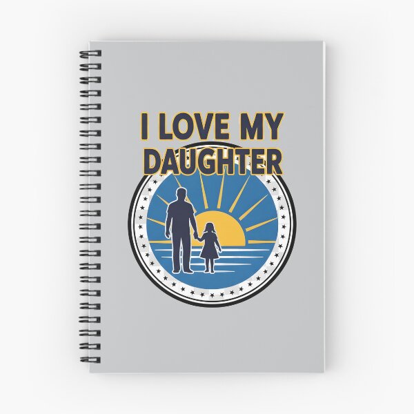 Item preview, I Love My Daughter - Father and Child Sunset Silhouette Family Bond designed and sold by THE-DAILY-DRIPS.
