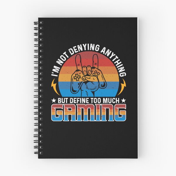 Item preview, Define Too Much Gaming – Retro Gamer Humor Design designed and sold by SunsetReverie.