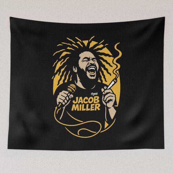 Item preview, Jacob Miller Reggae Portrait designed and sold by Boogosh.