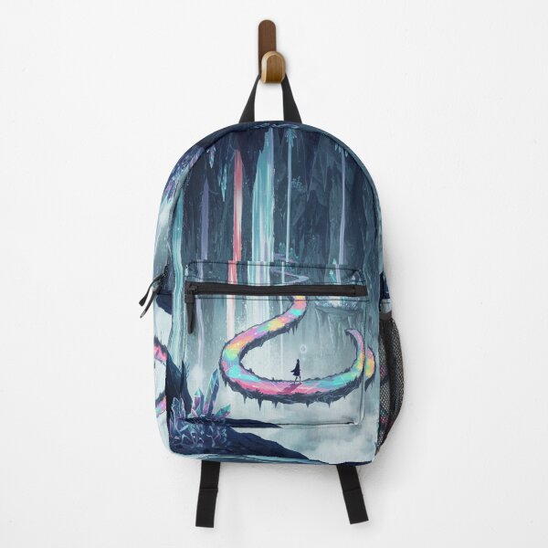 Item preview, The Lonely Traveler Spelunking through Rainbow Crystal Cavern designed and sold by dewaaliverse.