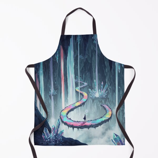 Item preview, The Lonely Traveler Spelunking through Rainbow Crystal Cavern designed and sold by dewaaliverse.