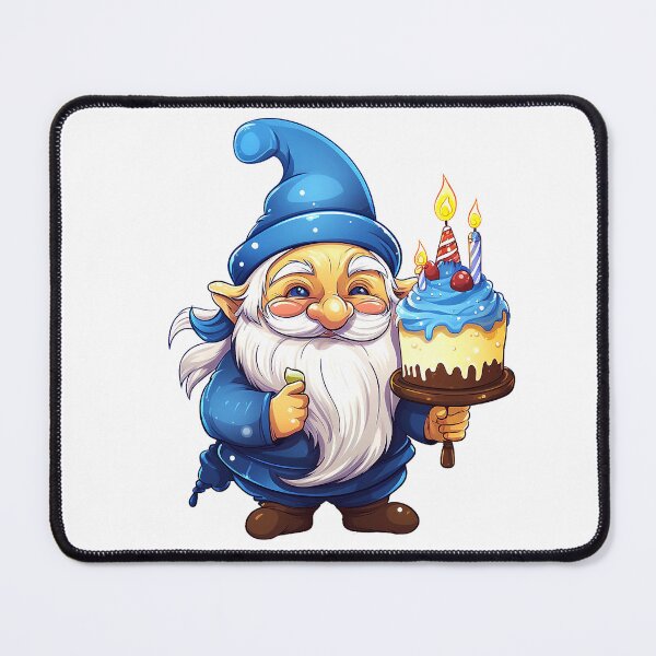 Item preview, Cute And Adorable Hanukkah Gnome Holding Holiday Cake designed and sold by DEC02.