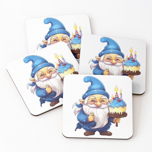 Item preview, Cute And Adorable Hanukkah Gnome Holding Holiday Cake designed and sold by DEC02.