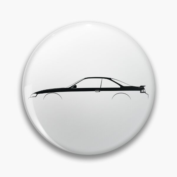 Item preview, Silvia (S14) (Black) designed and sold by Car Silhouettes.