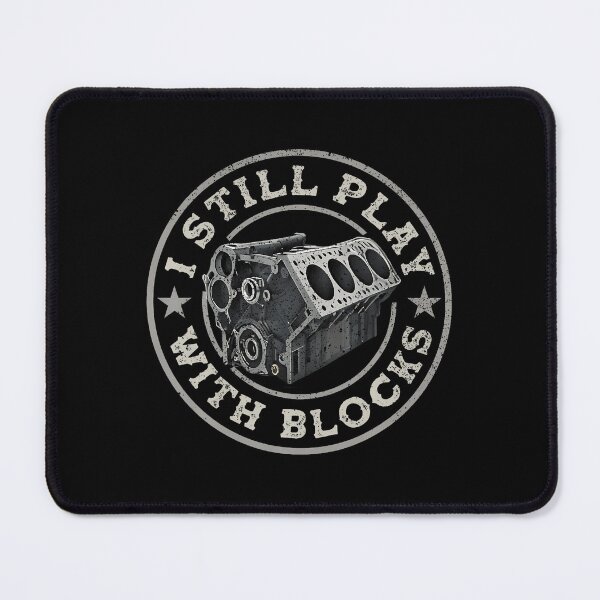Item preview, Mechanic I Still Play With Blocks Funny Car Engine designed and sold by KristenSophie.