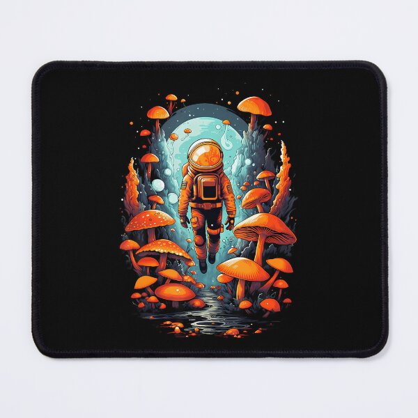 Item preview, Mushroom Astronaut Psychonaut Alien World designed and sold by JosephineSarah.