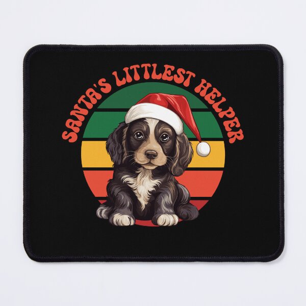 Item preview, Santa’s Littlest Helper – Cute Christmas Puppy Design designed and sold by SunsetReverie.