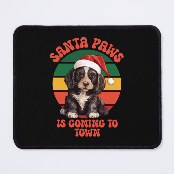 Item preview, Santa Paws Is Coming to Town – Cute Christmas Dog Design designed and sold by SunsetReverie.