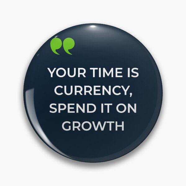 Item preview, Powerful Time Is Currency Money Motivation Reminder Quote designed and sold by hawk-eyed.