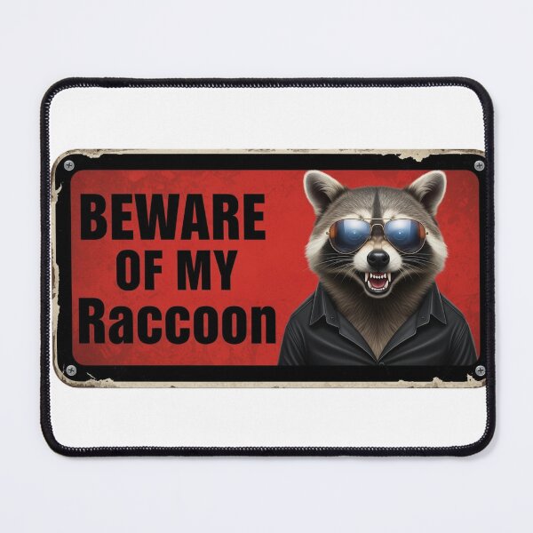 Item preview, Raccoon bodyguard designed and sold by LoganDzign.
