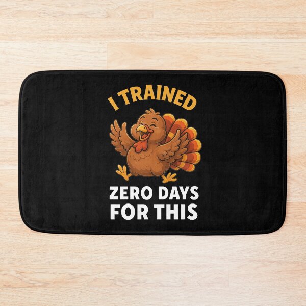 Item preview, Funny Turkey Running I Trained Zero Days For This Turkey Trot Squad 2025 Turkey Thanksgiving  designed and sold by peggycantu.