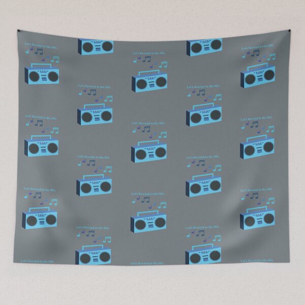 Item preview, Retro Boombox 90s designed and sold by Mountain-Point.
