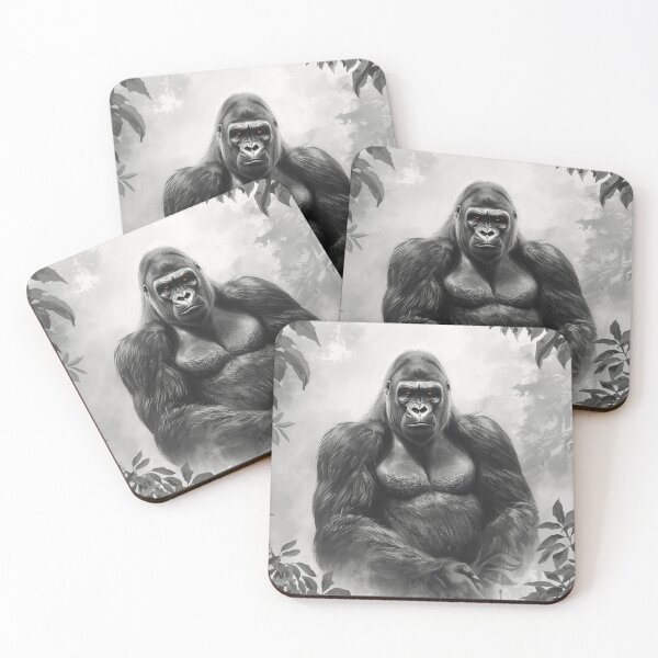 Item preview, Silverback Gaze — Wild Energy Identity  Perception Series Print designed and sold by SavannaStrikes.