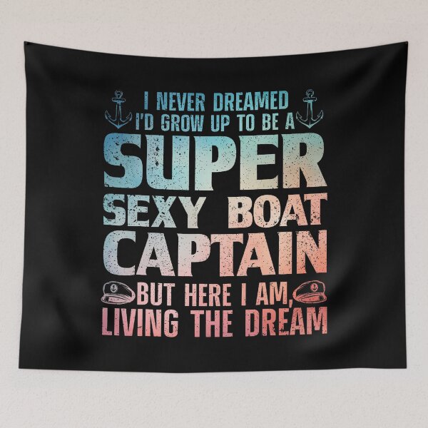 Item preview, Funny Boat Captain Design For Men Women Boating Boat Captain designed and sold by KristenSophie.