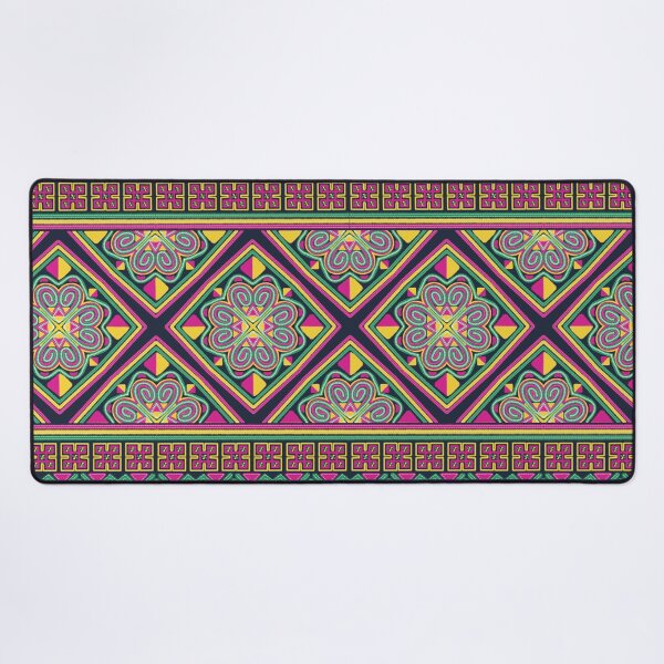 Item preview, Colorful Tribal Geometric Pattern – Vibrant Ethnic Textile Design designed and sold by Dintheo.