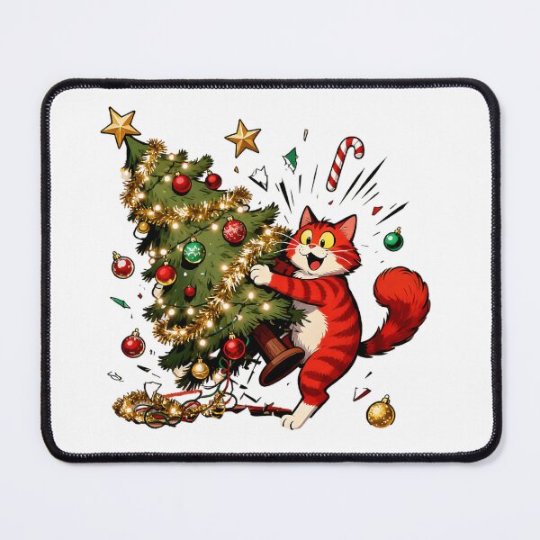 Item preview, Christmas Cat Naughty Cat designed and sold by JovaniNinos5.