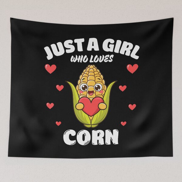 Item preview, Just A Girl Who Loves Corn Corn Lover designed and sold by DeborahCarolyn.
