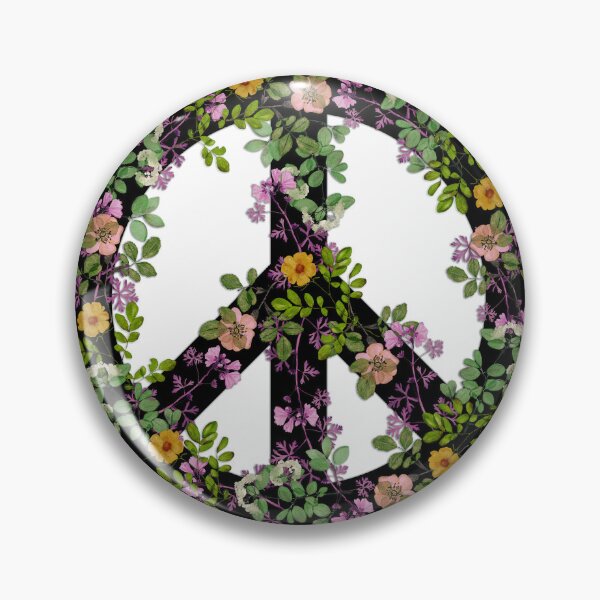Item preview, Pressed Flower Peace designed and sold by Nina May Designs.