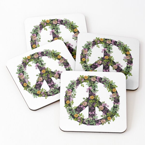 Item preview, Pressed Flower Peace designed and sold by Nina May Designs.