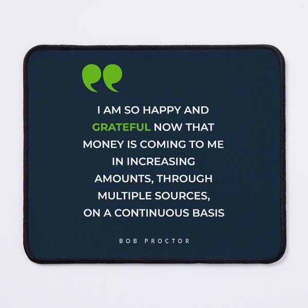 Item preview, Money Affirmation Bob Proctor Money Motivation Quote designed and sold by hawk-eyed.