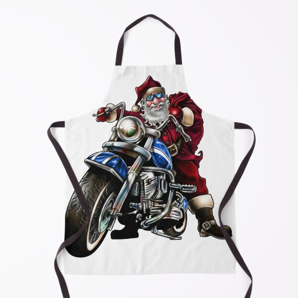 Item preview, Biker Santa Riding Motorcycle – Cool Christmas Holiday T-Shirt Design designed and sold by arnabscreativeworld.
