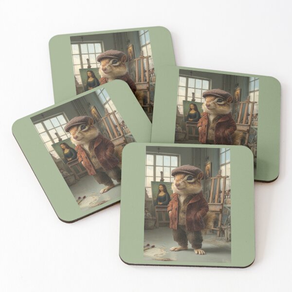 Item preview, Bohemian Chipmunk Artist in His Studio designed and sold by Tridentulus.