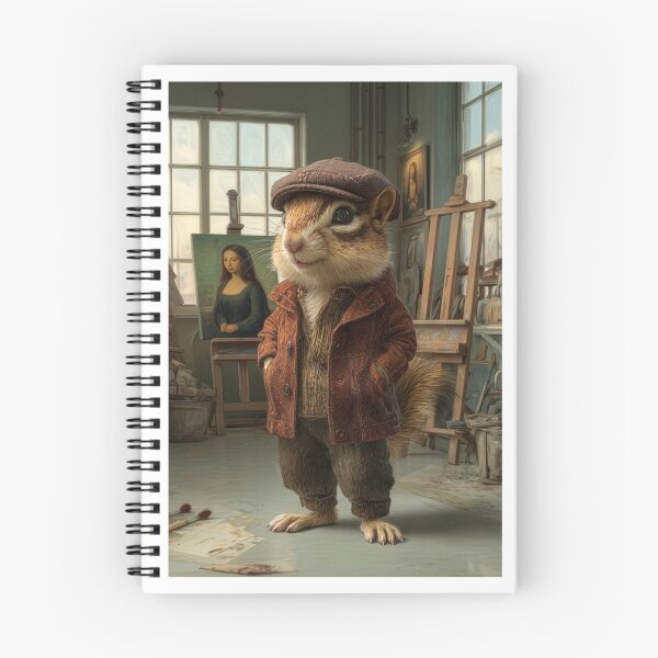 Item preview, Bohemian Chipmunk Artist in His Studio designed and sold by Tridentulus.