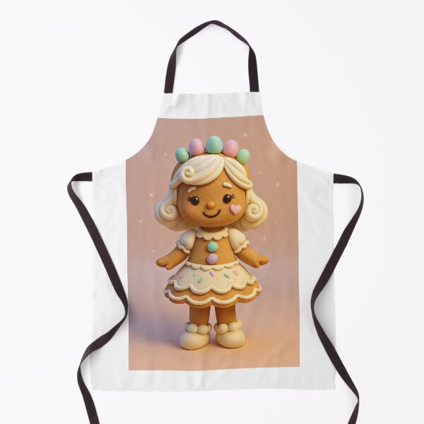 Item preview, Gingerbread Girl in Pastel Frosting Dress designed and sold by K3DreamKreations .