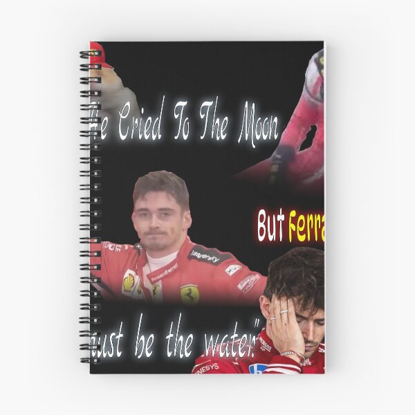 Item preview, He Cried to the Moon – Charles Leclerc ‘Must Be the Water’ Meme Shirt designed and sold by NoodleMoose.