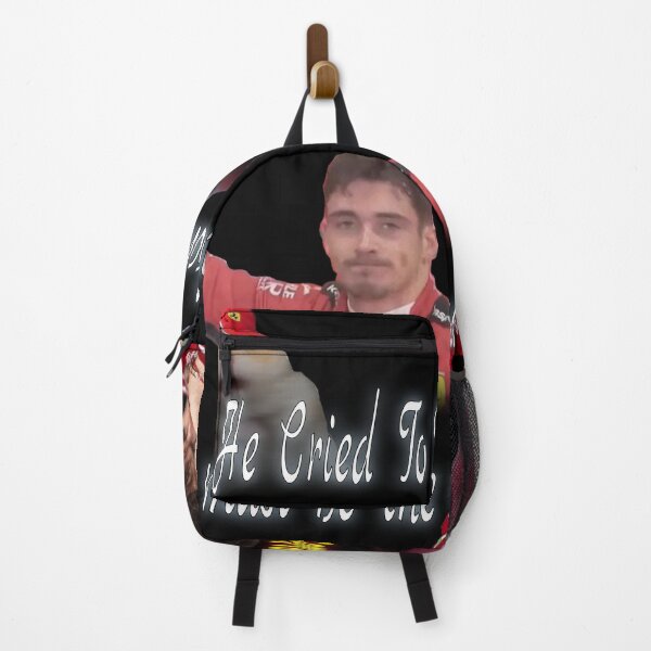 Item preview, He Cried to the Moon – Charles Leclerc ‘Must Be the Water’ Meme Shirt designed and sold by NoodleMoose.