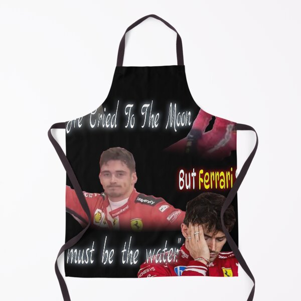 Item preview, He Cried to the Moon – Charles Leclerc ‘Must Be the Water’ Meme Shirt designed and sold by NoodleMoose.