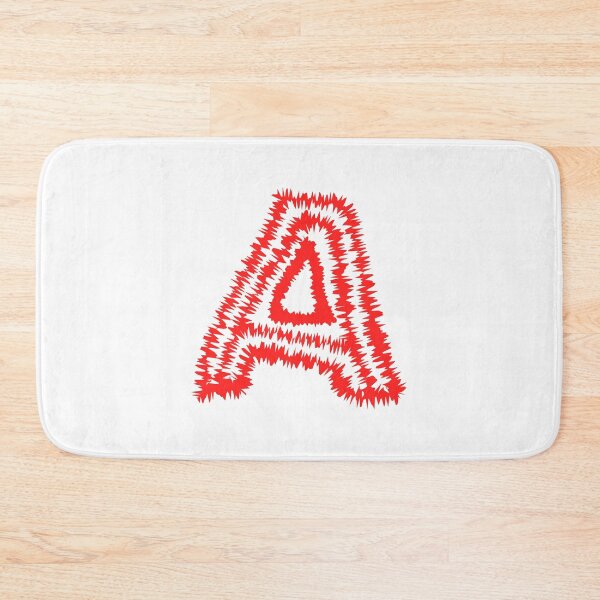 Item preview, Letter A Red Static Glitch Art designed and sold by uncoXab.
