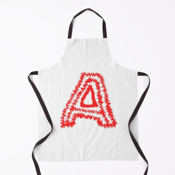 Item preview, Letter A Red Static Glitch Art designed and sold by uncoXab.