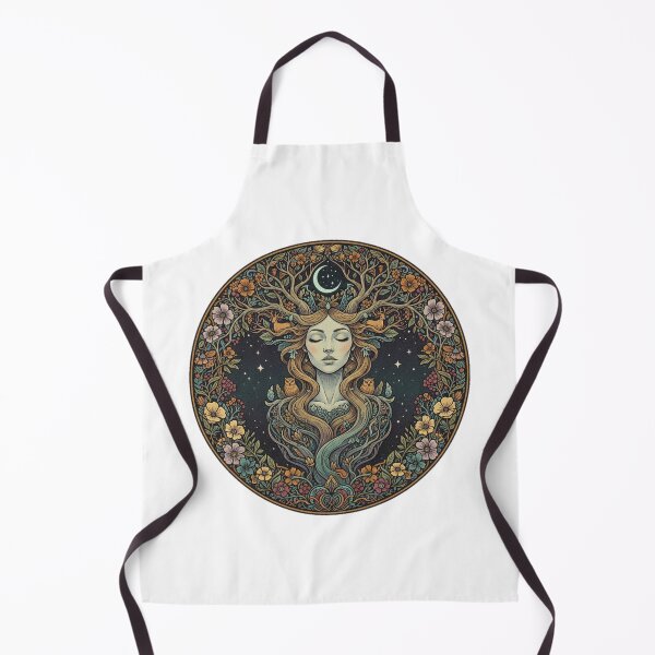 Item preview, Whispering Woods Maiden | Celestial Nature Goddess Art | Mystical Forest Spirit Design designed and sold by Wild-Rose-.