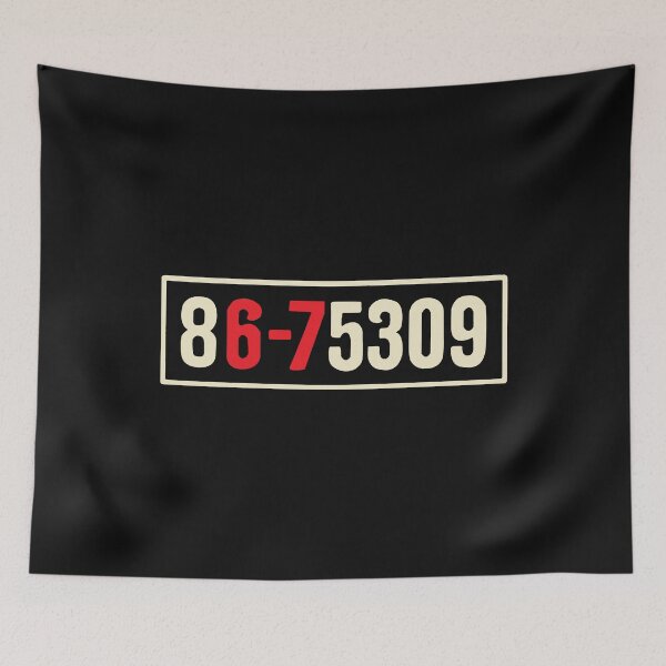 Item preview, Six Seven 6-7 Vintage 80's music 867-5309 designed and sold by peggycantu.