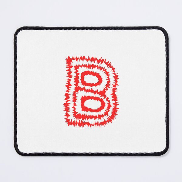 Item preview, Letter B Red Static Glitch Art designed and sold by uncoXab.