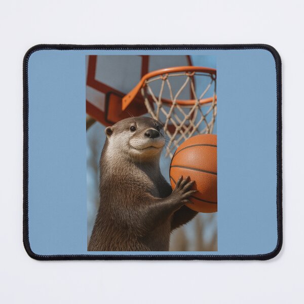 Item preview, Basketball Otter Shooting Hoops designed and sold by Tridentulus.