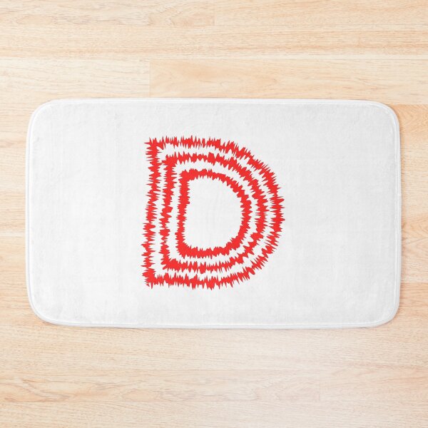 Item preview, Letter D Red Static Glitch Art designed and sold by uncoXab.