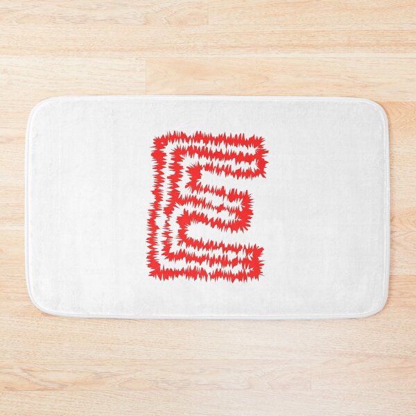 Item preview, Letter E Red Static Glitch Art designed and sold by uncoXab.