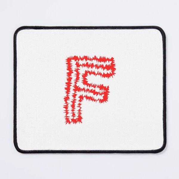 Item preview, Letter F Red Static Glitch Art designed and sold by uncoXab.
