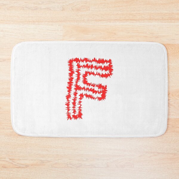 Item preview, Letter F Red Static Glitch Art designed and sold by uncoXab.